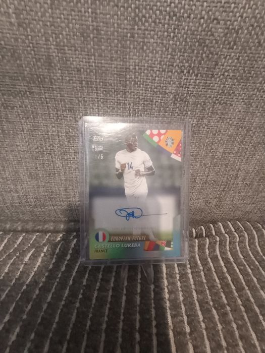 Topps euro 2024 x Jose Mourinho Castello lukeba autograf /5 debut