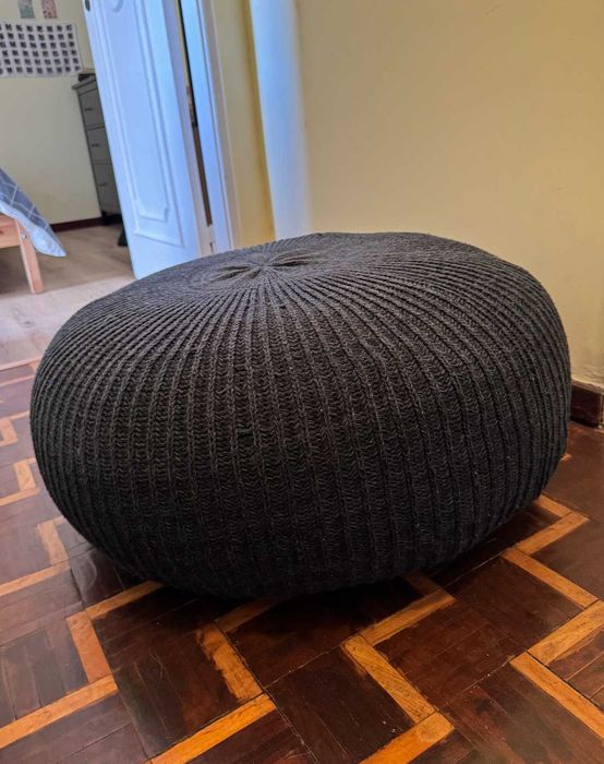 IKEA SANDARED Pouffe 71cm azul