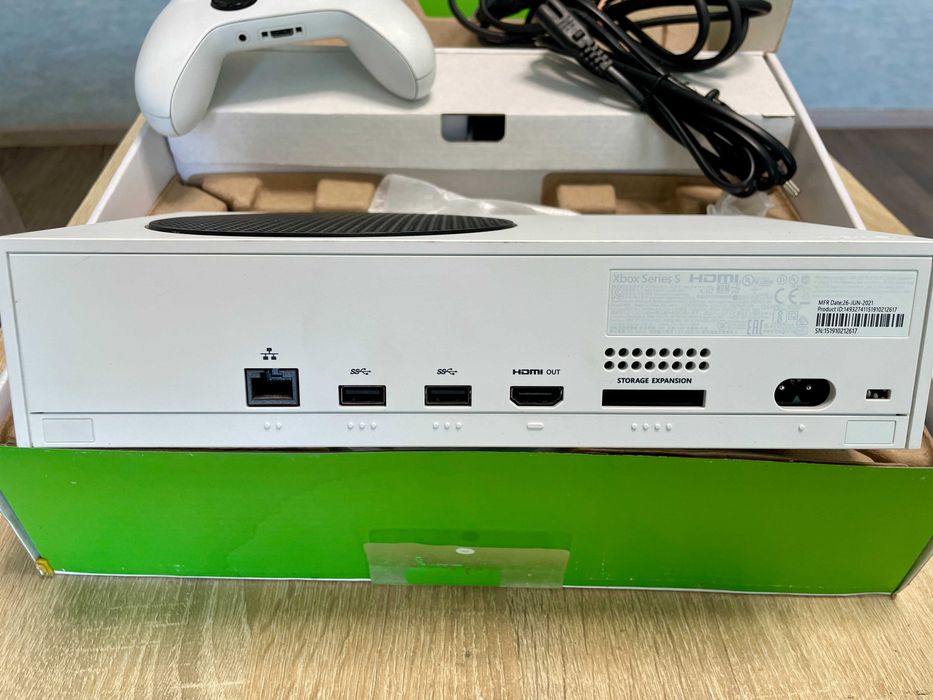 Ігрова приставка Xbox Series S 512 GB, ігрова консоль xbox series S White