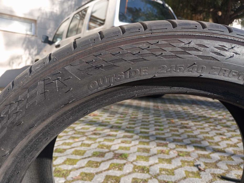 Pneu Kumho run flat 245/40/18 ZRF 93Y