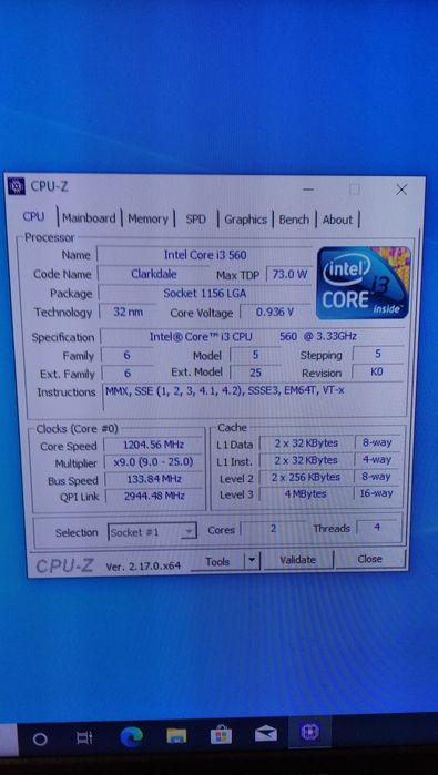 Комплект 1156: ASRock + i3-560 + 4GB