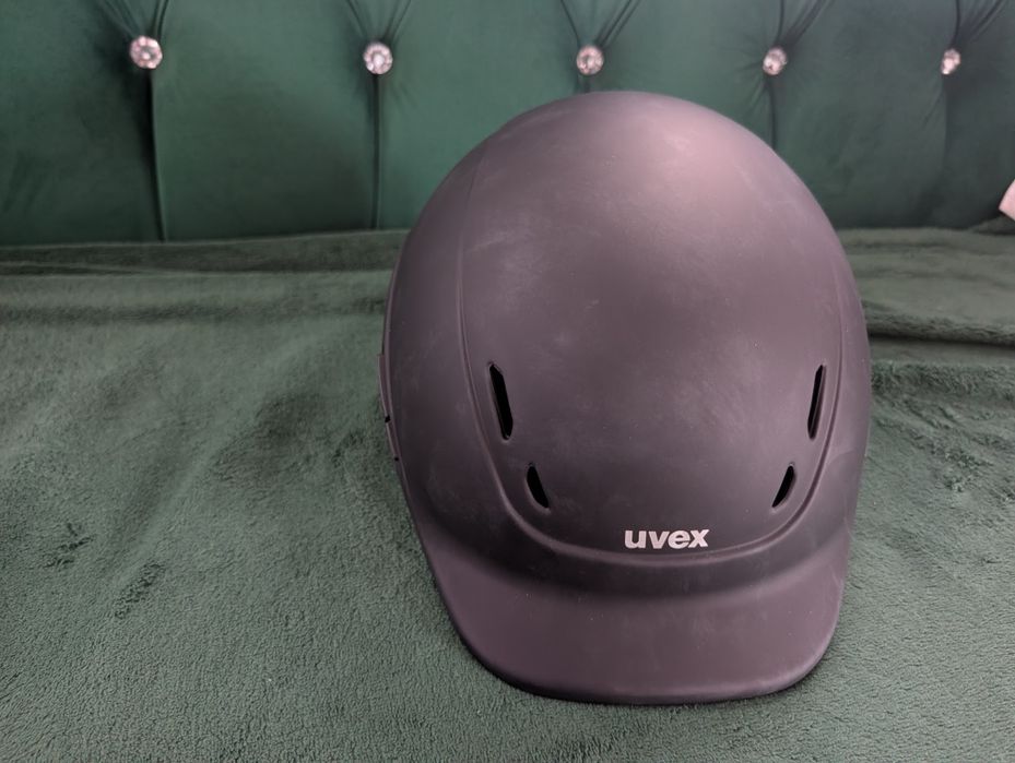 Kask jeieks jeździecki Uvex Kidoxx, czarny mat