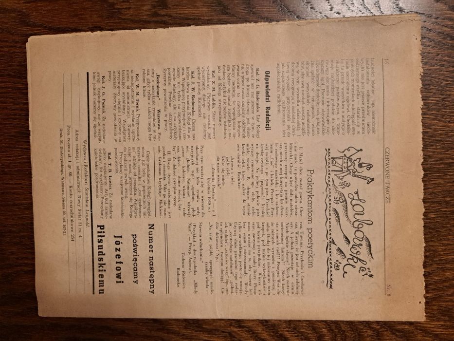 Czerwone Tarcze, 1939, nr 8 rok. II