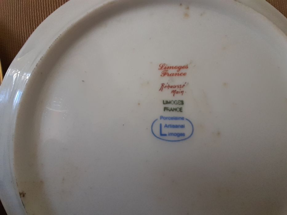 Pratos Limoges de colecção