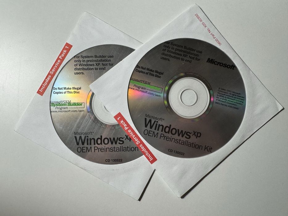 Windows XP Pro OEM x6 (5 sealed) + COA/klucz (OPK x2 i WinZip gratis)