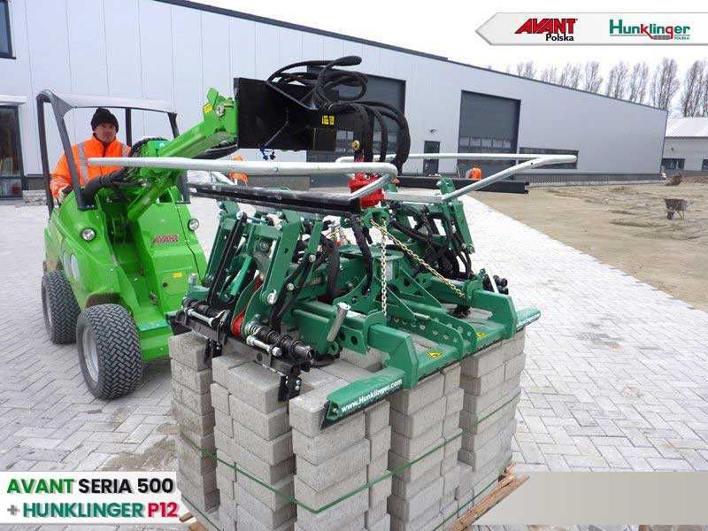 Układarka Chwytak do kostki brukowej Hunklinger P12 Profi Twist