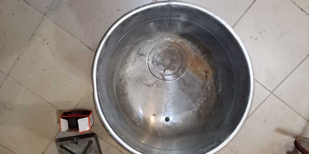 Бак от стиралки из нержавеющей стали Высота 43 см, диам 42 см