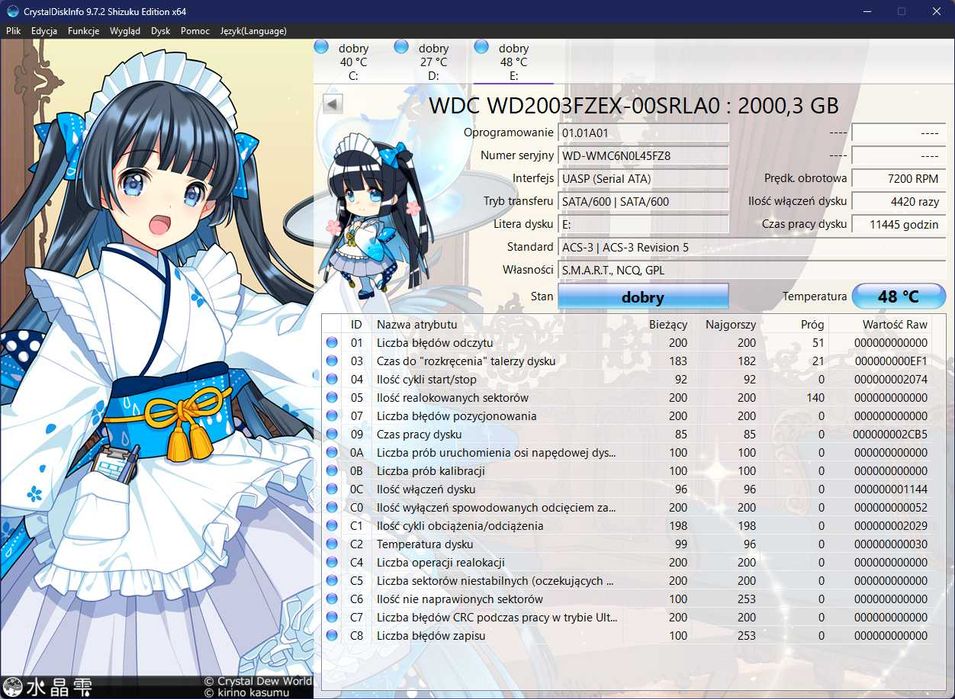 Dysk twardy HDD WD Black 2TB 3,5"