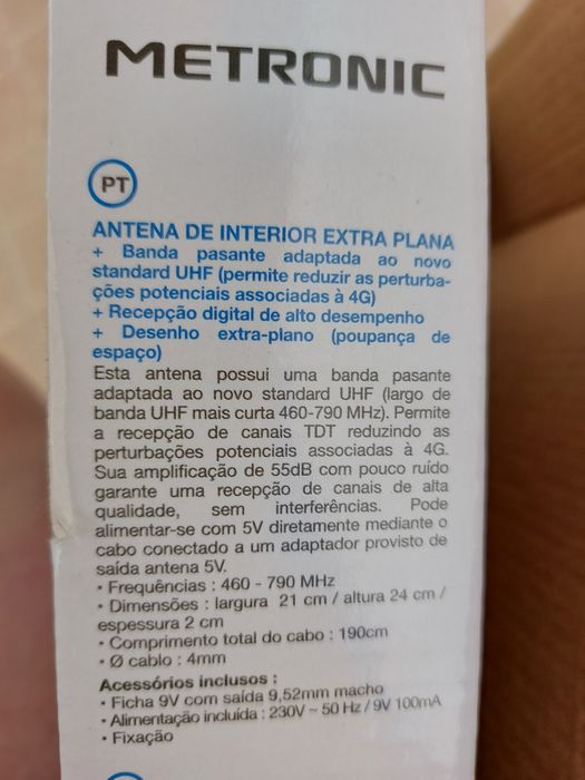 Antena TDT interna nova