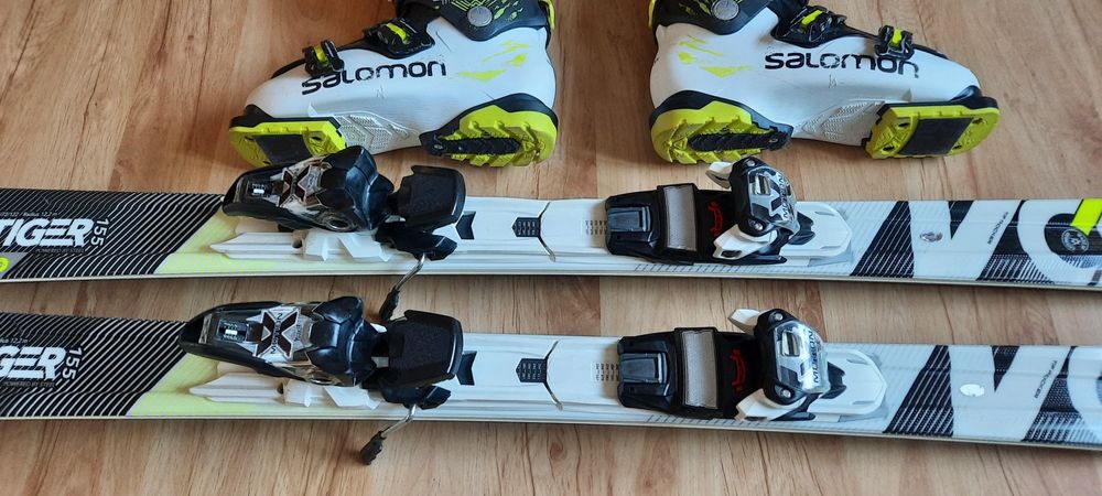 Narty Volkl Racetiger SC dł.153cm - 155cm + Marker Motion X jak NOWE