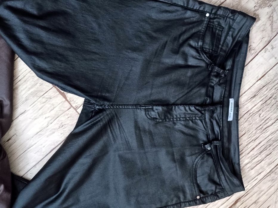 Spodnie damskie woskowane 48