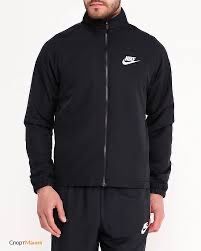 NIKE NSW (S/M) Track Suit мужская олимпийка спортивная кофта черная ор