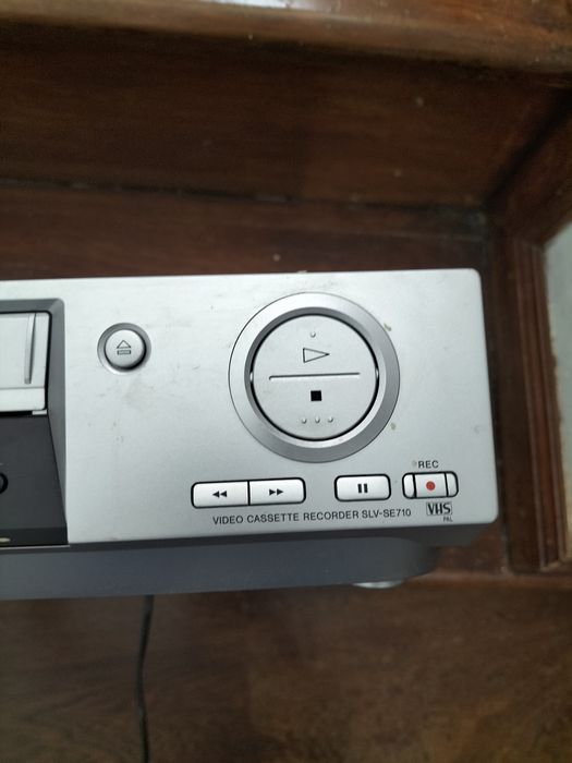 Leitor VHS a funcionar