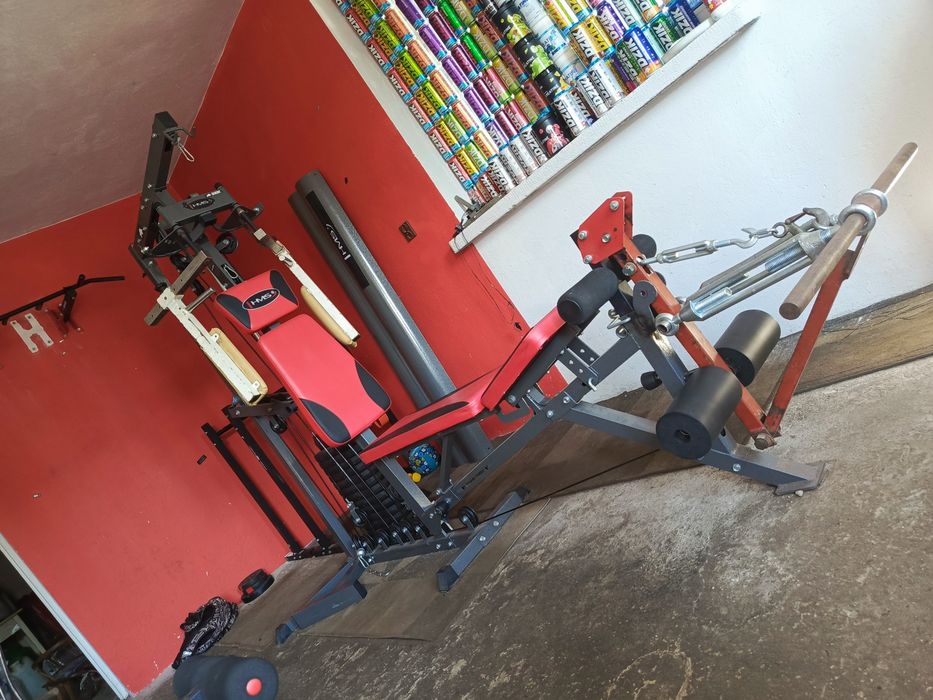 Atlas do ćwiczeń 90kg + stojaki+ uchwyty