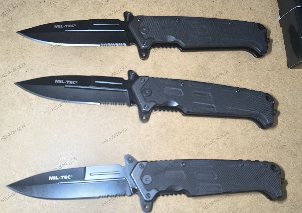 ‼️НІЖ ASSAULT BLACK MIL-TEC 15325500 EDC складний склобій авто кліпса