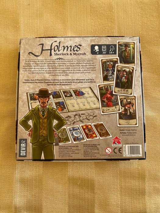 Holmes: Sherlock & Mycroft - Jogo de tabuleiro