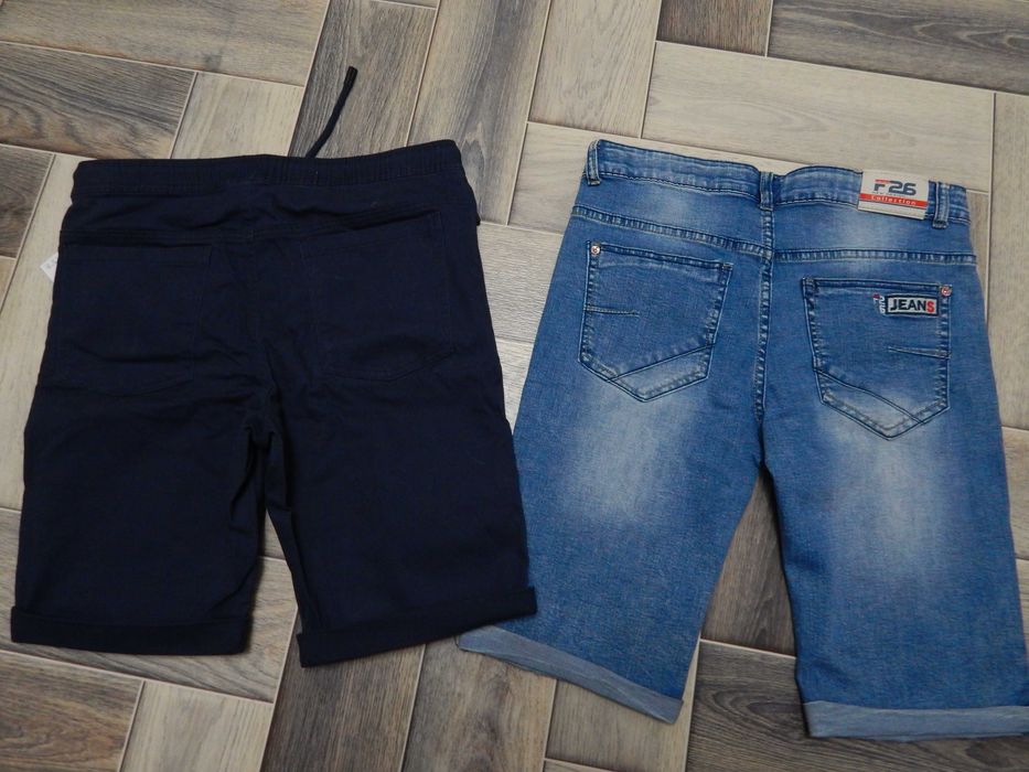 F26  Nowe Spodenki JEANS bermudy dla chłopca r. 170 S/M