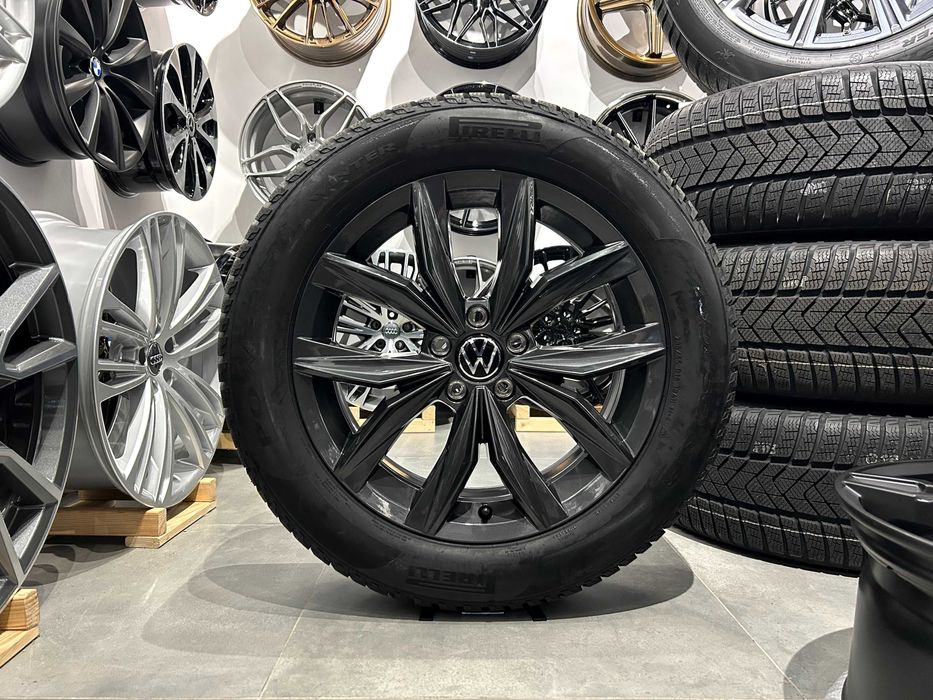Oryginalne koła zimowe 18 5x112 VW Tiguan II III Pirelli 235/55R18