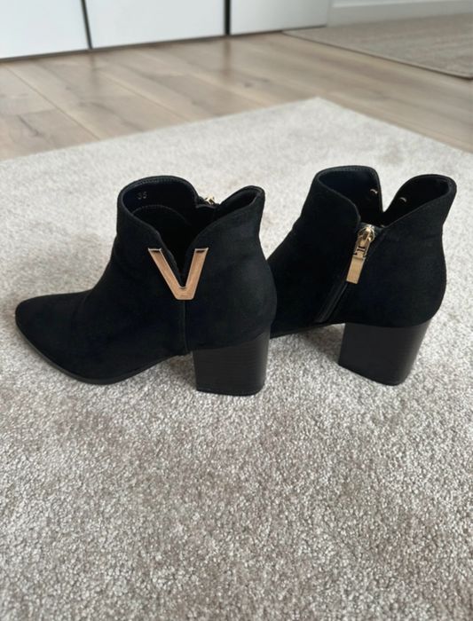 Bota de tacao em camurca - Seaside