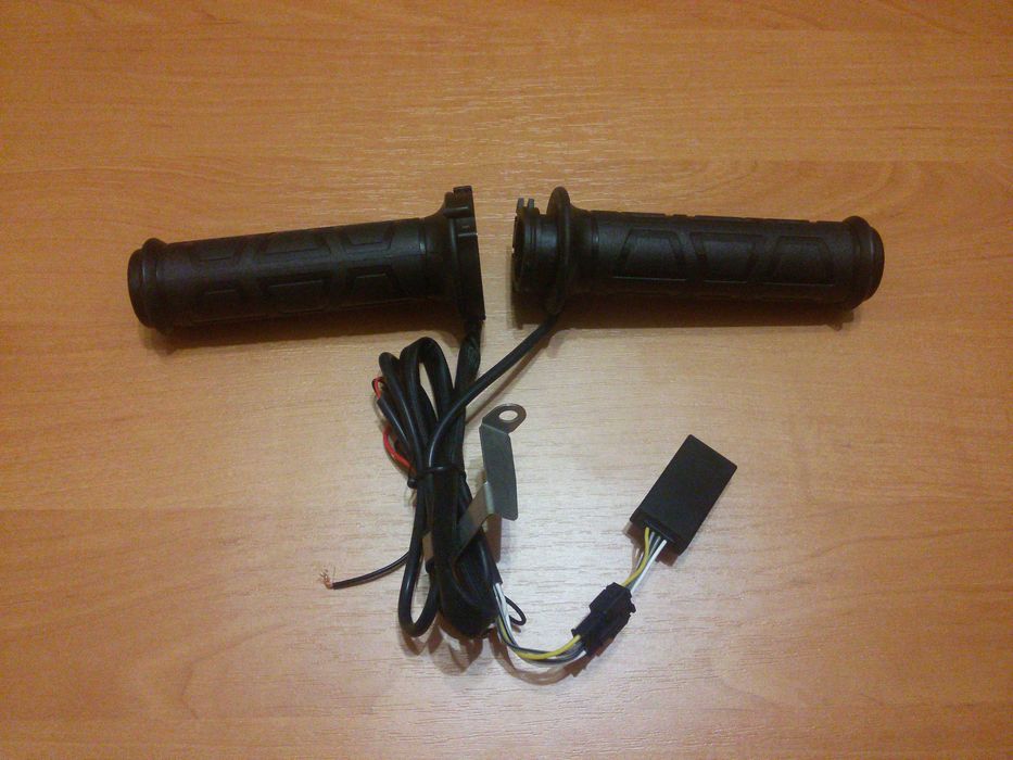 Подогрев ручек руля мото, грипсы ручки с подогревом