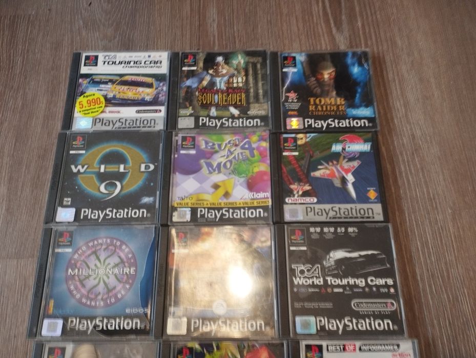 PS1/ 2 comandos/ 12 jogos