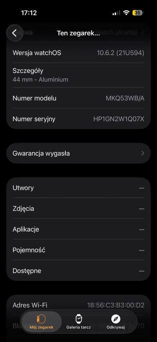 Zegarek Apple Watch