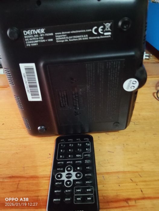 Leitor DVD portátil Denver