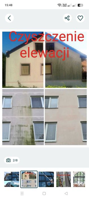 Mycie okien,elewacji,witryn,fasad,paneli fotowoltaicznych,dachów