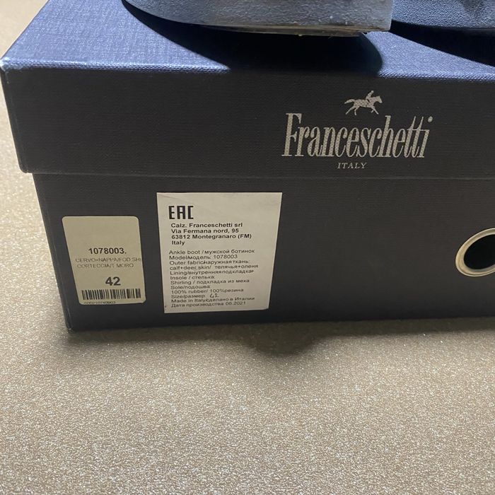 Franceschetti Італійські Зима-Весна на Меху та Оленяча шкіра