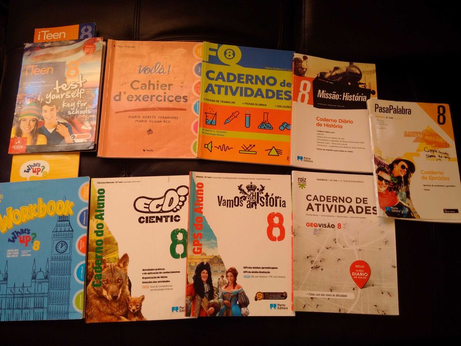 Livros de fichas do 5 ao 9 ano