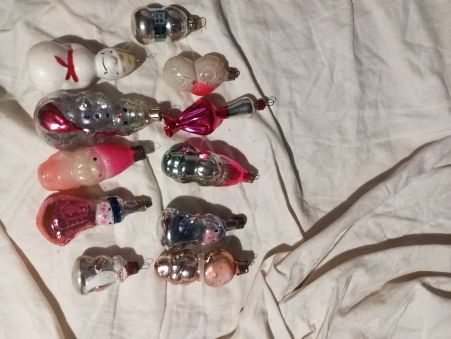 Ёлочные игрушки СССР 10 шт