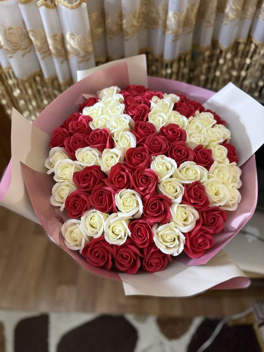 Букет до дня закоханих з мила / Мильні квіти