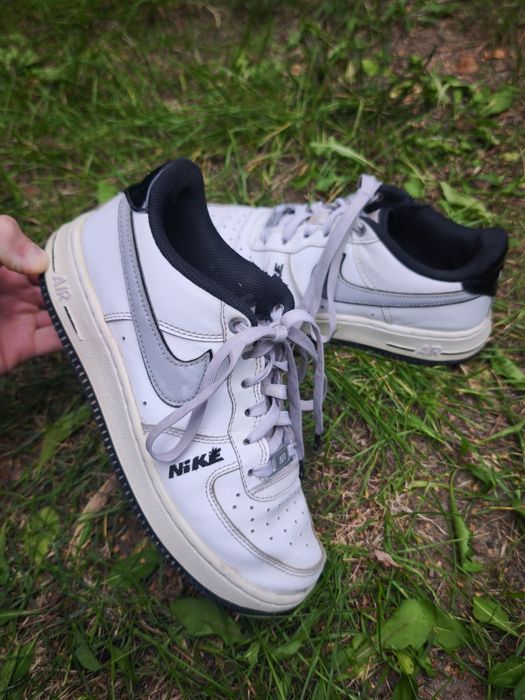 Biało-szare buty Nike Air Force 1