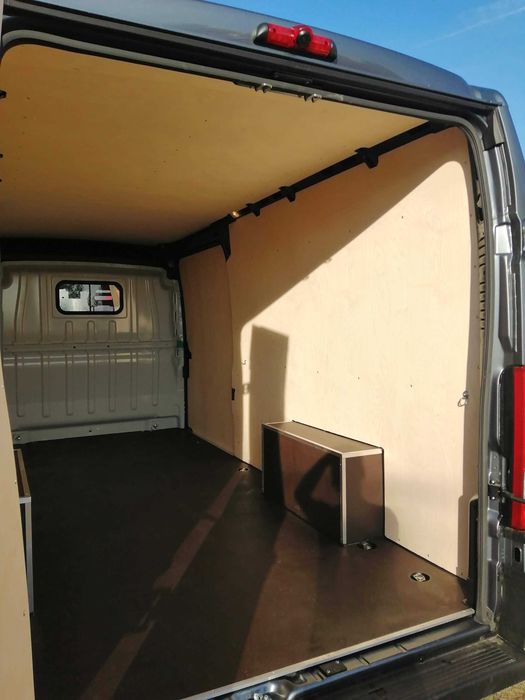 Peugeot Boxer L4H2 Zabudowa auta samochodu dostawczego ze sklejki naturalnej