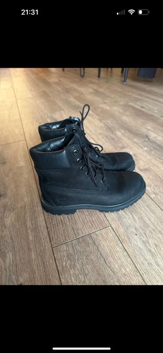 Buty damskie Timberland czarne skóra naturalna waterproof trapery