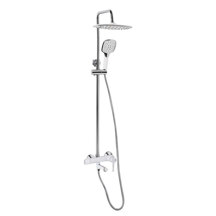 Душова система Qtap Grand, Chrome/White. Душ система,тропический душ.