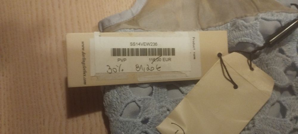 Vestido azul tam S