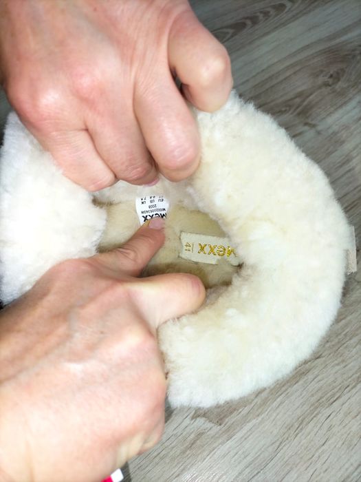 Buty ocieplane, klapki