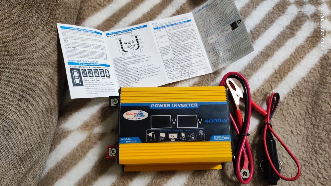 Sp4000 power inverter 2 000 грн. Перетворювачі напруги Ніжин на Olx