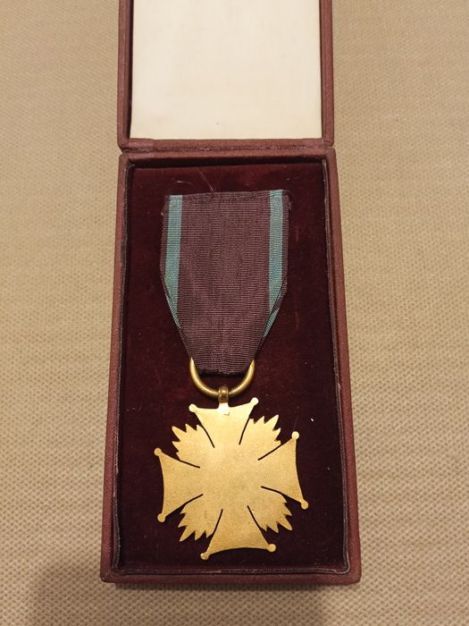 Złoty krzyż zasługi Cięty