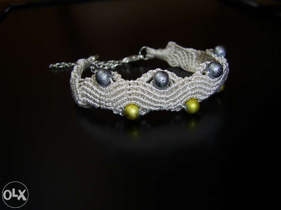 Bransoletki naturalny jedwab