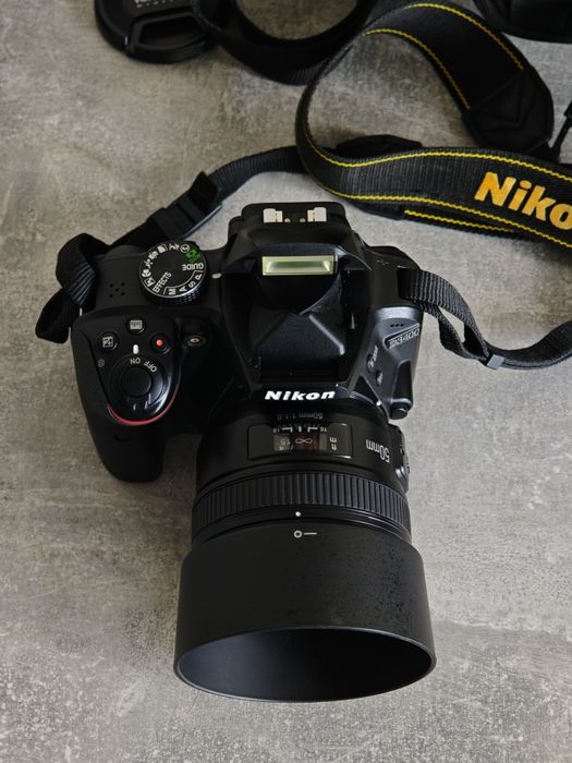 Nikon D3400 + портретний об'єктив Yongnuo 50mm f/1.8