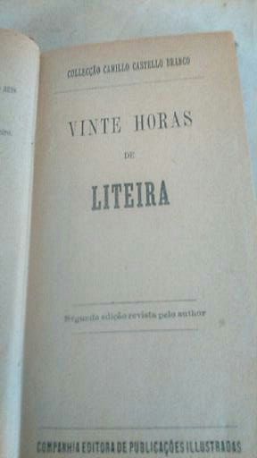 20 horas de liteira - camilo castelo branco