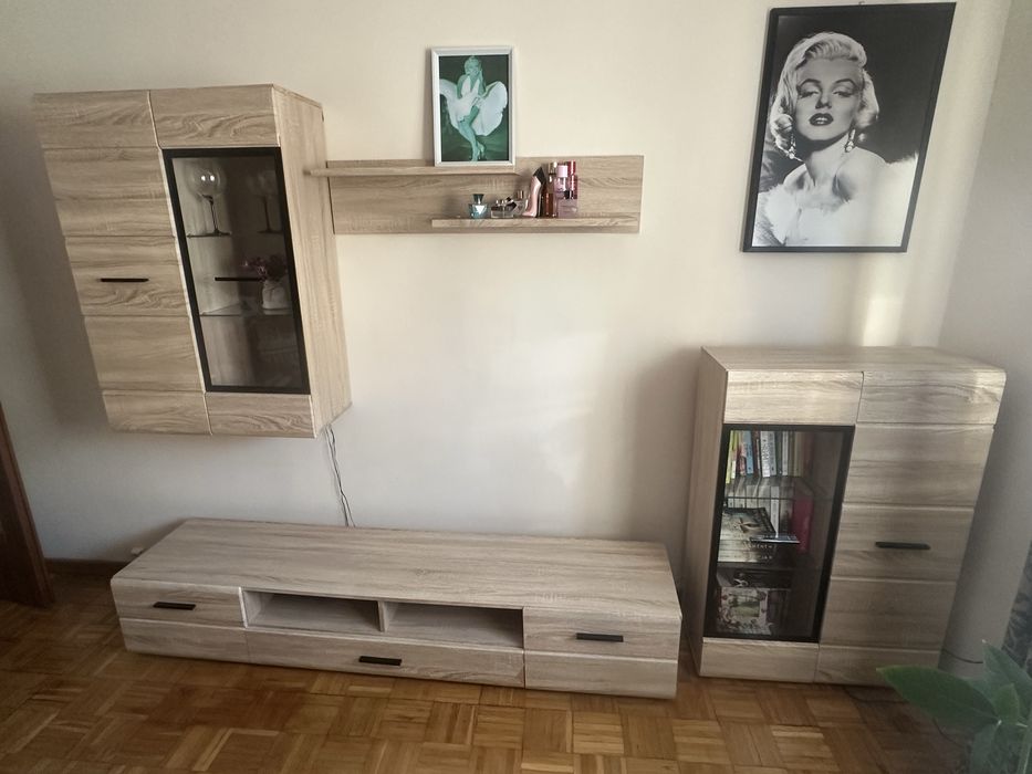 Meblościanka dąb sonoma