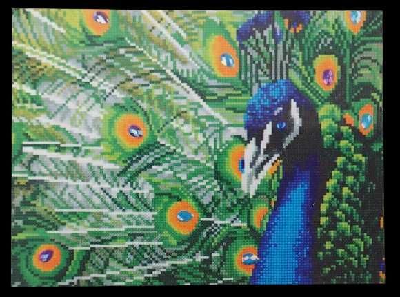 MALOWANIE Diamentami HAFT OBRAZ Diamentowy Mozaika PAW