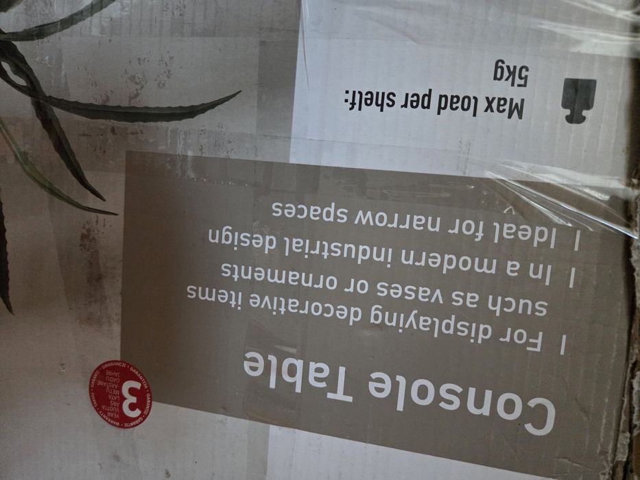 Konsola w stylu industrialnym