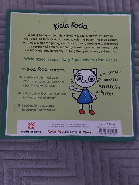 Książka dla dzieci  Kicia Kocia