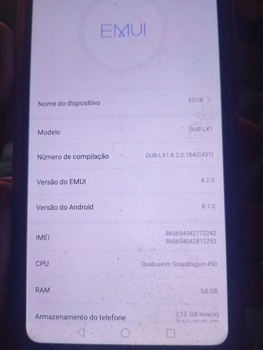 Telemóvel Huawei y7