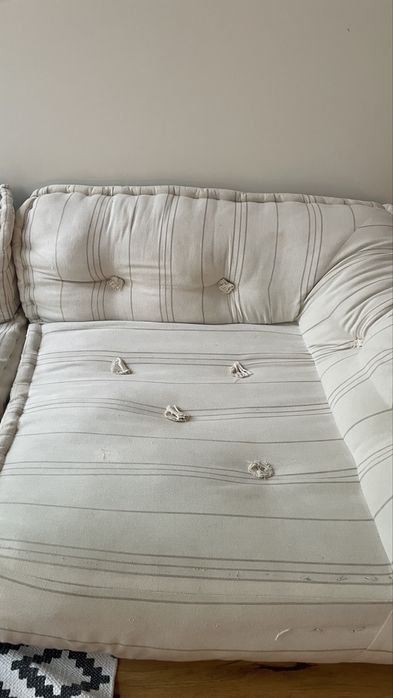 Sofá de chão 3 peças