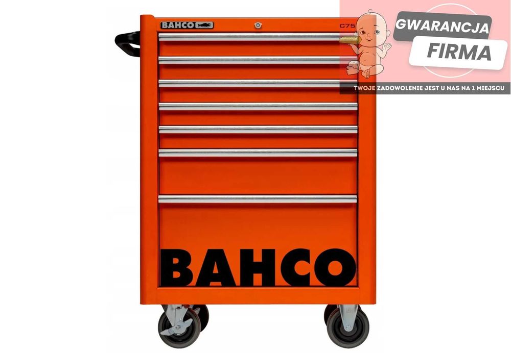 Wózek narzędziowy Bahco  C75, 7 szuflad, 956x501x763 mm | Stan Idealny